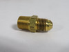 Generic Brass Male Connector 45°Flare 3/16" Tube 1/8"NPT Lot of 8 SHELF WEAR NOP
