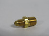 Generic Brass Male Connector 45°Flare 1/8" Tube 1/8" NPT Lot of 9 SHELF WEAR NOP
