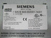 Siemens 6AV6643-0DD01-1AX1 Operator Interface 10.4" Screen 24VDC 0.8A USED