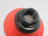 Piab 0101553 Red Silicon F40-2 Suction Cup w/Filter 1/8"NPSF 21mmH USED
