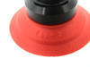 Piab 0101553 Red Silicon F40-2 Suction Cup w/Filter 1/8"NPSF 21mmH USED