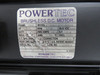 PowerTec Brushless DC Motor 5HP 1750RPM 320VDC 184TC TENV 16.4A USED