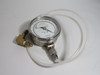 Wika 332.54 Tube Pressure Gauge -30-0 in Hg Comes With Hose & Case NOP