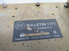 Allen-Bradley 1771-AB 8 Slot I/O Chassis Ser A *Missing Slot Clips & Rust* USED