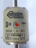 Weber 125A-1-G2 Fuse 125A 500V USED
