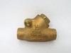 Toyo 237A Solder 1/2" Swing Check Valve 150-200PSI Female Brass NOP