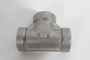 Generic 1/4-150 Threaded 1/4" Pipe Fitting Class 150 Female Stainless Steel USED