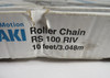 Tsubaki RS-100-RIV Roller Chain 10 Feet 240 Links *Damaged Box* NEW