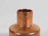 Nibco 9001600 Reducing Coupling 1"x3/8" CxC Copper Fitting USED