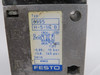 Festo 8995 H-5-1/4B Hand Lever Valve G1/4 COS DMG USED