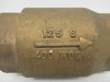 Conbraco 61-108-01 In-Line 2" Ball Cone Check Valve NPT Thread Bronze USED