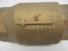 Conbraco 61-108-01 In-Line 2" Ball Cone Check Valve NPT Thread Bronze USED