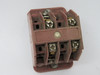 Mannesmann Demag 87455044 SES2BE Pushbutton Contact Block Brown *COS DMG* USED