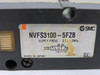 SMC NVFS3100-5FZB Solenoid Valve 21-26VDC 0.1~1.0MPa *COS DMG/No Seal* USED