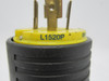 Pass & Seymour L1520P Turnlok Plug 20A 250V 3Pole 4Wire YELLOW COS DMG USED