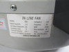 Fusion Breath 300 12" Inline Fan 120V 60HZ 2700RPM USED