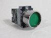 Teknic 2PSF3RH10 Recessed Push Button Assembly 1NO Green Cap 2AF3RH USED