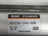 SMC NCA1C150-0400-X2US Pneumatic Cylinder 1.5" Bore 4" Stroke *COS DMG* USED