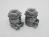 Halex 20422 42-2 Zinc Squeeze Conduit Connector 3/4" Lot of 2 NOP
