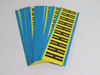 Brady 3440-H 2" Letter Labels "H" Black & Yellow 25-Pack *Damaged Box* NEW