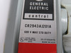 General Electric CR2943AJ201A Control Station with Rocker Actuator 600V Max USED