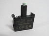 Allen-Bradley 800F-N3W Ser B White Push Button Lamp Module 17mA 24VAC/DC USED