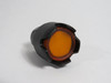 Allen-Bradley 800FP-LG0 Guarded Illuminated Push Button Operator Amber Cap USED