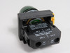 Eaton Cutler-Hammer EM22H3X44 Indicating Light Unit 120V Green Lens USED