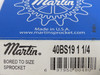Martin 40BS191-1/4 Roller Chain Sprocket 1-1/4"ID 19T 40 Chain 1/2" Pitch NEW