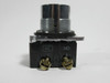 Eaton Cutler-Hammer 10250T101-1 Push Button 1NO 1NC Flush Head Black USED