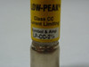 Low-Peak LP-CC-2-1/4 Time Delay Fuse 2-1/4A 600V USED