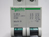 Schneider 24452 Miniature Circuit Breaker 20A 480/277VAC 125VDC 2-Pole C60 NEW