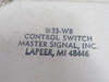 Master Signal #33-WB Air Control Switch WashTec 0040-1695 DAMAGED BOX NEW