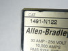 Allen-Bradley 1491-N122 Class H Fuse Holder 30A 250V 2P USED