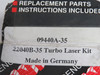 Giant 09440A-35 Turbo Repair Kit for 22040B-35 Turbo Nozzle NO INSTRUCTIONS NEW