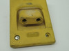 Brad Harrison 22801 Yellow Safety Angle Receptacle 25A 2P *Missing Screw* USED