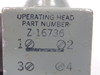 Allen-Bradley Z-16736 Limit Switch Operating Head Side Push USED