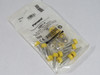 Pomona 1581-4 Panel-Mount Banana Jack 2500VDC 30VAC/60VDC Yellow 10-Pack NWB