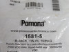 Pomona 1581-5 Panel-Mount Banana Jack 2500VDC 30VAC/60VDC Green 10-Pack NWB