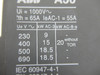 ABB A30-30-10 Contactor 600VAC R84 Coil 110-120V 60Hz 110V 50Hz USED