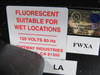 Lightway Industries FWXA Flood Light Luminaire 120V 60Hz 13W 5.5" Wire USED