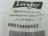 Lovejoy EC112 BEAM 3/8X3/8 Single Beam Clamp-Style Coupling 68514456652 NWB