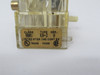 Square D 9001-KA3 Series H Clear Push Button Contact Block 1NC USED