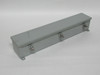 Hammond 1486C24 4/12 Wiring Trough Enclosure 4x4x24" USED