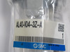 SMC AL40-N04-3Z-A Lubricator 1/2" NPT 150psi Polycarbonate DAMAGED LABEL NWB