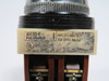 Fuji Electric AH30-FB11 Flush Push Button 600V 1NO 1NC Black Cap DMG LABEL USED