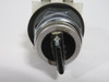 Square D 9001-KS501BH13 Selector Switch 3-Position 1NO 1NC Black Knob USED