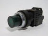 Fuji Electric AH30-LG10H4 Illuminated Push Button 1NO Green COSMETIC DMG USED