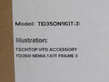 TechTop TD350N1KIT-3 VFD Accessory TD350 NEMA 1 Mounting Kit Frame 3 NEW