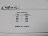 Siemens 3TF6844-0CF71 Vacuum Contactor 110-132V 50/60Hz 4NO 4NC NEMA 6 USED